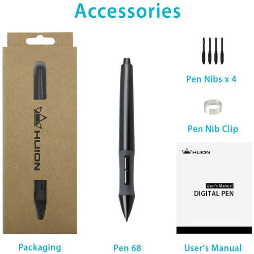  Huion P68 Battery Pen