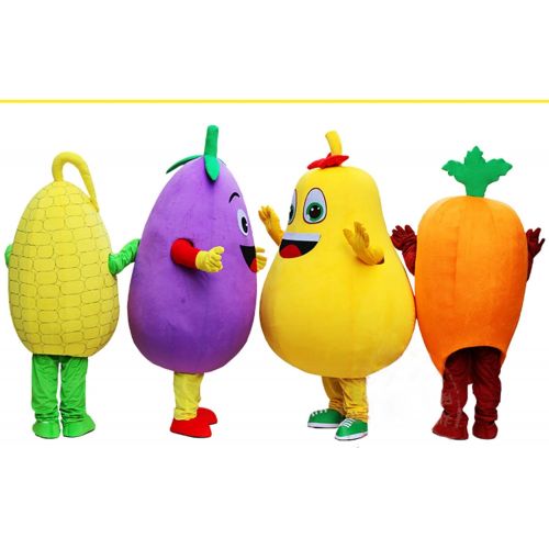  Huiyankej HYKJ Fruits Mascot Costume Corn Costume Adult