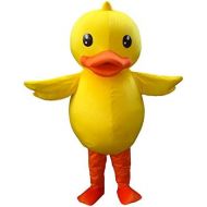 Huiyankej Duck Mascot Costume Duck Costume Adult Halloween Fancy Dress