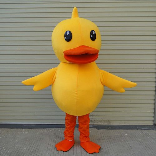  Huiyankej Duck Mascot Costume Duck Costume Adult Halloween Fancy Dress