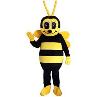 Huiyankej Bee Mascot Costume Bee Costume Adult Halloween Fancy Dress