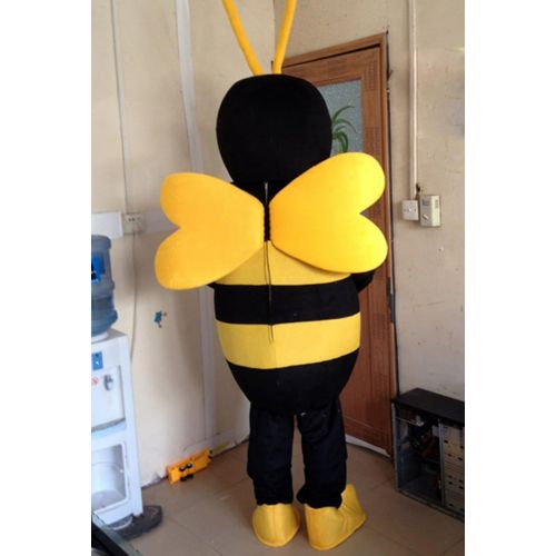  Huiyankej Bee Mascot Costume Bee Costume Adult Halloween Fancy Dress