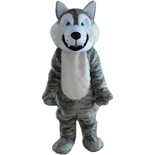  Huiyankej Wolf Adult Mascot Costume Wolf Cartoon Character Costume