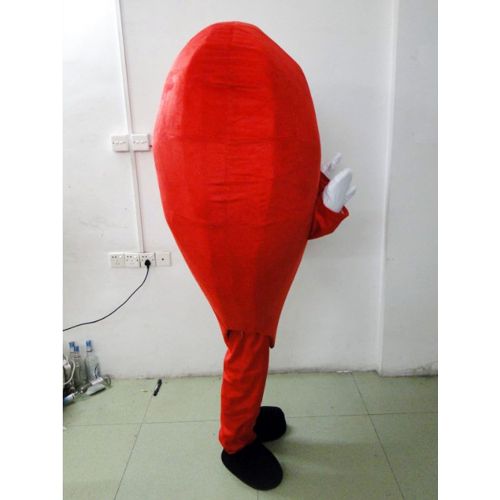  Huiyankej Red Heart Mascot Costume Heart Costume Adult Halloween Fancy Dress