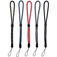 [아마존베스트]Hukado Adjustable Hand Wrist Straps Lanyard, (5 Pack) 9.5 inches Nylon Lanyard with Quick-Release for Phone, Camera, GoPro, PSP, Flashlight, Keychains, USB Flash Drives and More De