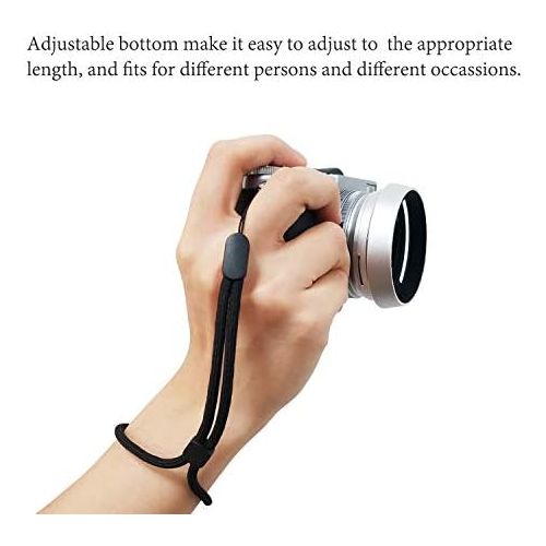  [아마존베스트]Hukado Adjustable Hand Wrist Straps Lanyard, (5 Pack) 9.5 inches Nylon Lanyard with Quick-Release for Phone, Camera, GoPro, PSP, Flashlight, Keychains, USB Flash Drives and More De