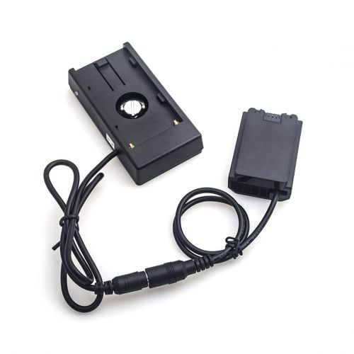  Huldaqueen Power Adapter NP-FZ100 Full Decoding Dummy Battery F970 Battery Mount Plate Adapter Cable Power Supply Accessories for Sony