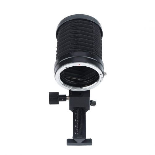  Huldaqueen Extension Bellows Lens Tripod Mount Extension Bellows Compatible for Canon EOS Mount Focus Camera for Nikon F Mount Lens