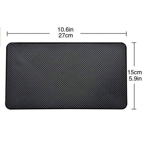  [아마존베스트]Hulless 10.6 x 5.9 inch Super Sticky Car Dashboard Anti Slip Mat Magic Anti Slip Mat Car Dashboard Sticky Pad Adhesive Mat for Cell Phone, CD, Electronic Devices, Keys, Sunglasses,