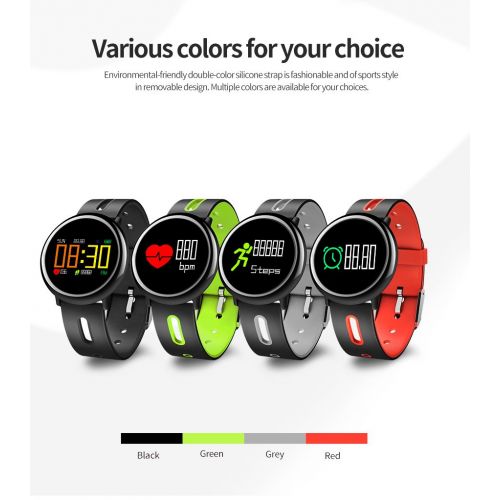  Hulorry Sports Fitness Tracker, Sports Fitness Bracelet IP67 Waterproof Health Activity Tracker with Calorie Counter Activity Tracker Watch Pedometer for Android & iOS