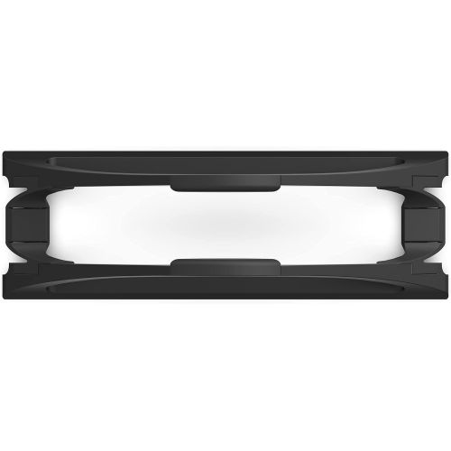  [아마존베스트]HumanCentric Vertical Laptop Stand for Desks (Matte Black) | Adjustable Holder to Dock Apple MacBook, MacBook Pro, and Other Laptops to Organize Work & Home Office