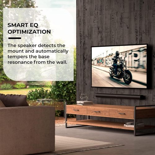  HumanCentric Wall Mount Compatible with Sonos Arc Sound Bar (Black), Floating Style Mounting Bracket Compatible with Sonos Arc Wall Mount, Soundbar Mount for Sonos Arc Mount on Wal