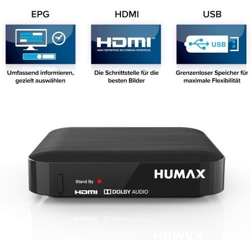  Humax Digital Digital Cable HD Nano Cable Receiver Black