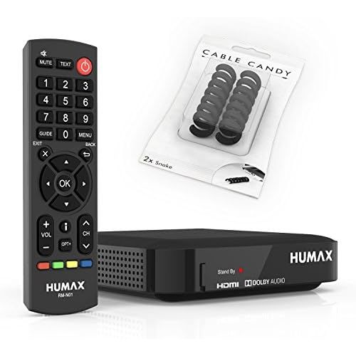  Humax Digital Humax Cable HD Nano Set with Cable Candy Beans / HDTV Cable Receiver Digital / DVB C Cable TV in Full HD (1080p) / with HDMI Connection / Digital Cable Reception / Black