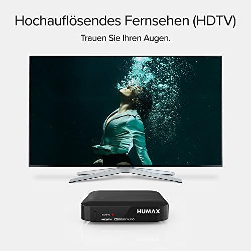  Humax Digital Humax Cable HD Nano Set with Cable Candy Beans / HDTV Cable Receiver Digital / DVB C Cable TV in Full HD (1080p) / with HDMI Connection / Digital Cable Reception / Black