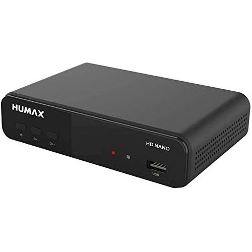  Humax Digital Humax HD Nano Digital HD Satellite Receiver 1080P Digital HDTV Satellite Receiver with 12V Power Supply Camping Astra Pre Installed HDMI, SCART, DVB S/S2 (Includes Conecto HDMI