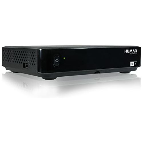  HUMAX Digital HD Nano Eco HDTV, USB Satellite Receiver with Low Power Consumption and HD+ 6 Month Card Black