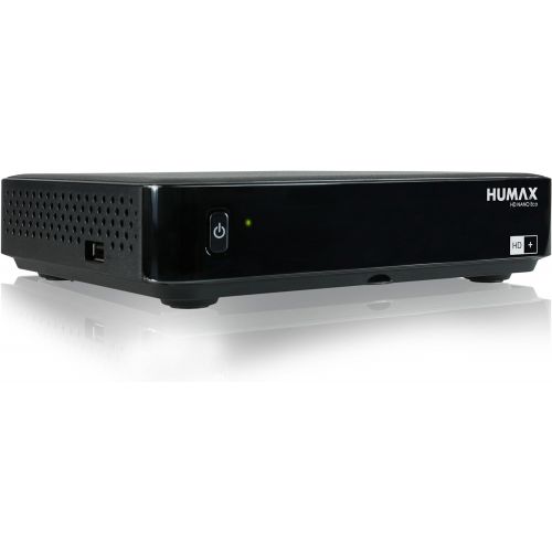  HUMAX Digital HD Nano Eco HDTV, USB Satellite Receiver with Low Power Consumption and HD+ 6 Month Card Black