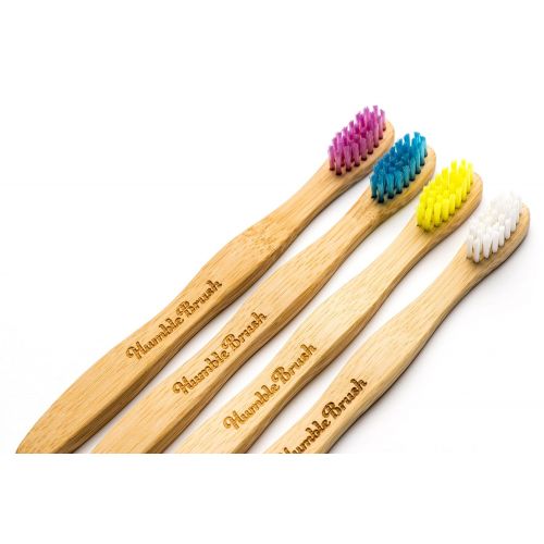  Humble brush Humble Brush - Bamboo Handle Soft Bristles (Bpa-free) Toothbrush. Donating One for Every Sold...