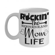 /HumbleExpressionsHQ Rockin The Newfoundland Mom Life Ceramic Coffee Mug