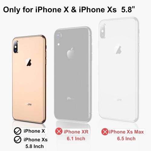  [아마존베스트]Humixx Shockproof Series iPhone Xs Case/iPhone X Case, [Military Grade Drop Tested] [Upgrading Materials] Translucent Matte Case with Soft Edges, Shockproof and Anti-Drop Protectio