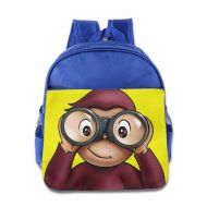 Humjerry Toddler Kids Curious George School Backpack Cartoon Baby Boys Girls School Bags