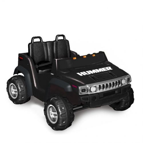  Hummer H2 Two Seater in Black (12V)