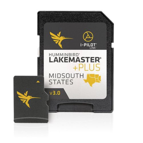  Humminbird 600009-8 Lakemaster Version 3 PLUS Chart Card - Mid-South Edition