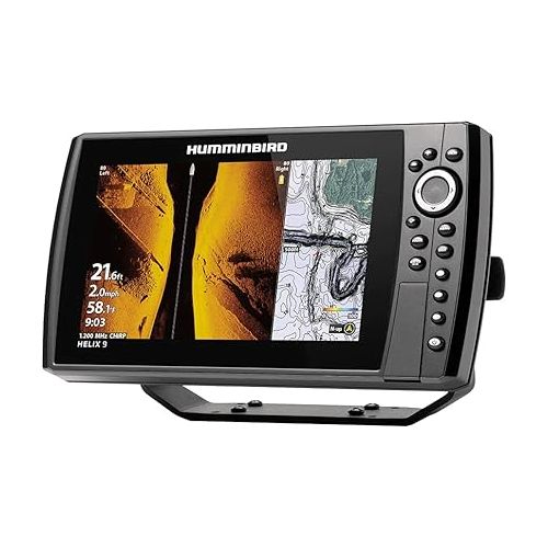  Humminbird 411380-1CHO Helix 9 Chirp MEGA SI+ GPS G4N CHO (Control Head Only) Fish Finder