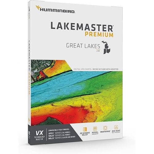  Humminbird 602002-1 LakeMaster Premium - Great Lakes V1