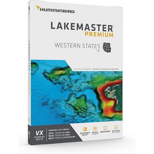  Humminbird 602009-1 LakeMaster Premium - Western States V1