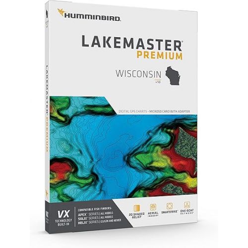  Humminbird 602010-1 LakeMaster Premium - Wisconsin V1