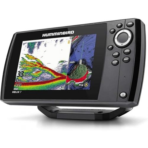  Humminbird 410950-1 HELIX 7 CHIRP MSI (MEGA Side Imaging) GPS G3 Fish Finder