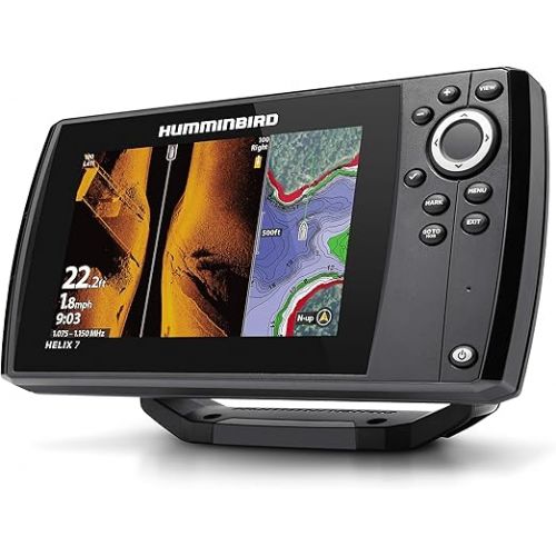  Humminbird 410950-1 HELIX 7 CHIRP MSI (MEGA Side Imaging) GPS G3 Fish Finder