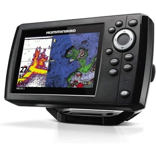  Humminbird 410210-1 HELIX 5 CHIRP GPS G2 Fish finder , Black