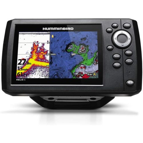  Humminbird 410210-1 HELIX 5 CHIRP GPS G2 Fish finder , Black