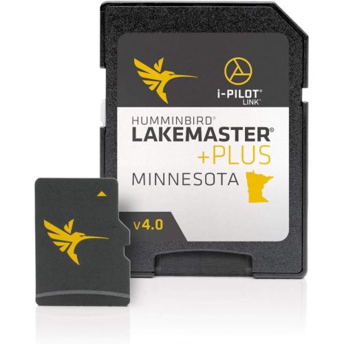  Humminbird 600021-10 LakeMaster Plus Minnesota V4 (Includes Woods/Rainy) Digital GPS Maps Micro Card