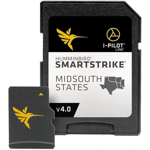  [아마존베스트]Humminbird SmartStrike Mid-South States Edition Digital GPS Lake Maps, Micro SD Card, Version 4, Black