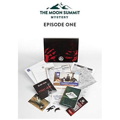  Hunt A Killer The Moon Summit Mystery Complete Box Set Special Edition, Murder Mystery Game, Unsolved Case for a Sole Detective or Multiple Date & Game Nights with Friends, Ages 14