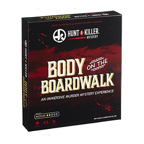  Hunt A Killer Body On The Boardwalk, Immersive Murder Mystery Game -Take on The Unsolved Case for Independent Challenge, Date Night, or with Family & Friends as Detectives for Game