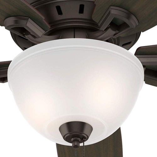  Hunter 60-inch Large Ceiling Fan with Light - Premier Bronze Finish