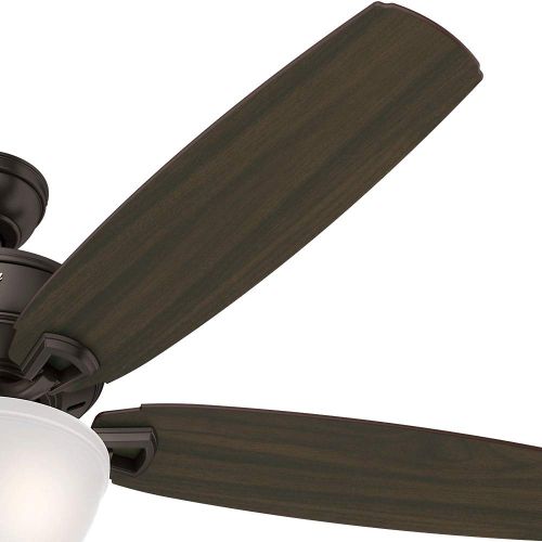  Hunter 60-inch Large Ceiling Fan with Light - Premier Bronze Finish