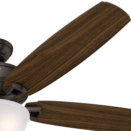  Hunter 60-inch Large Ceiling Fan with Light - Premier Bronze Finish