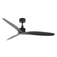 Lucci Air Viceroy Ceiling Fan with Remote and Wall Mount, 52, Matte Black