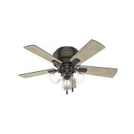 Hunter 52153 Crestfield 42 Ceiling Fan with LED Light, Noble Bronze