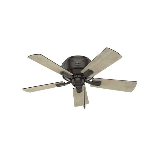  Hunter 52153 Crestfield 42 Ceiling Fan with LED Light, Noble Bronze