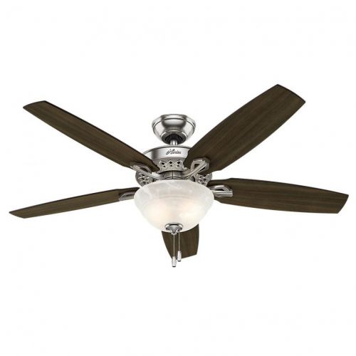  Hunter 52119 Heathrow 52 LED Indoor Brushed Nickel Ceiling Fan