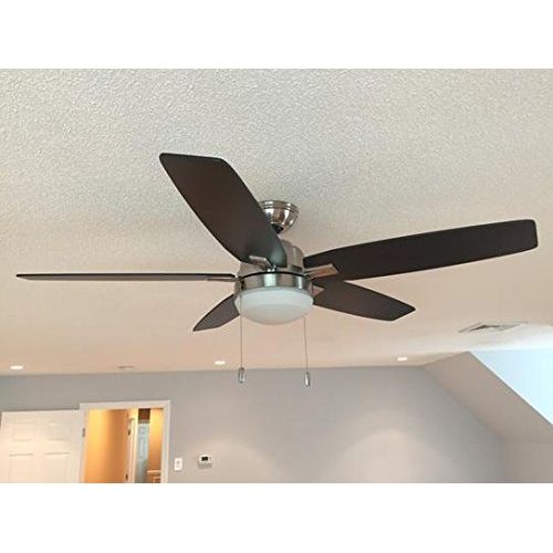  Hunter 59183 Antero 54 in LED Indoor Brushed Nickel Ceiling Fan with Light