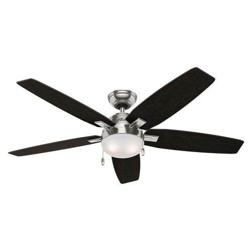  Hunter 59183 Antero 54 in LED Indoor Brushed Nickel Ceiling Fan with Light