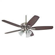 Hunter Builder Plus 52 Ceiling Fan Brushed Nickel wLight Kit 220 VOLTS for Overseas Use (Europe)